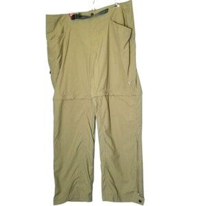 Mountain Hardwear Convertible Nylon Hiking Pants 16/30 Khaki Lightweight‎ Gorp